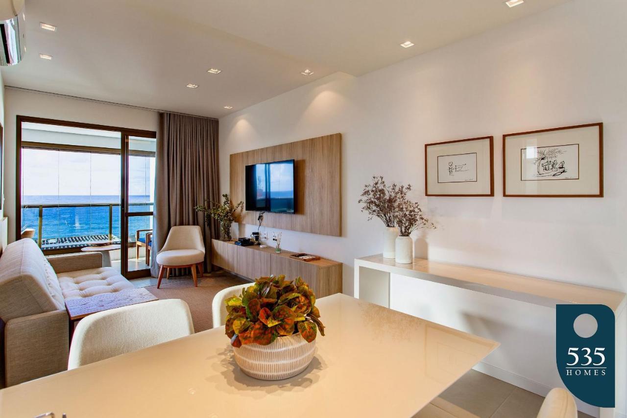 Apartment Barra Com Vista Mar - Aconchegante E Bem Decorado *
