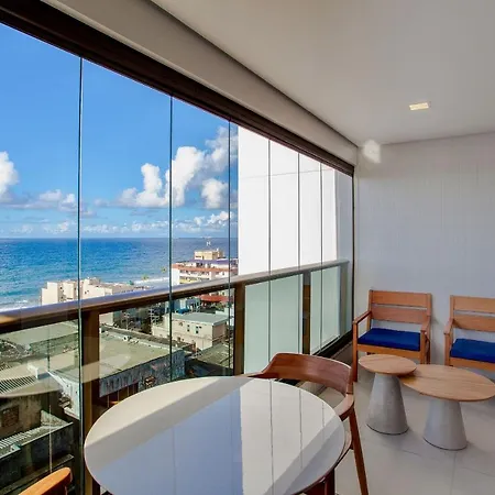 Barra Com Vista Mar - Aconchegante E Bem Decorado Apartment Salvador Exterior photo